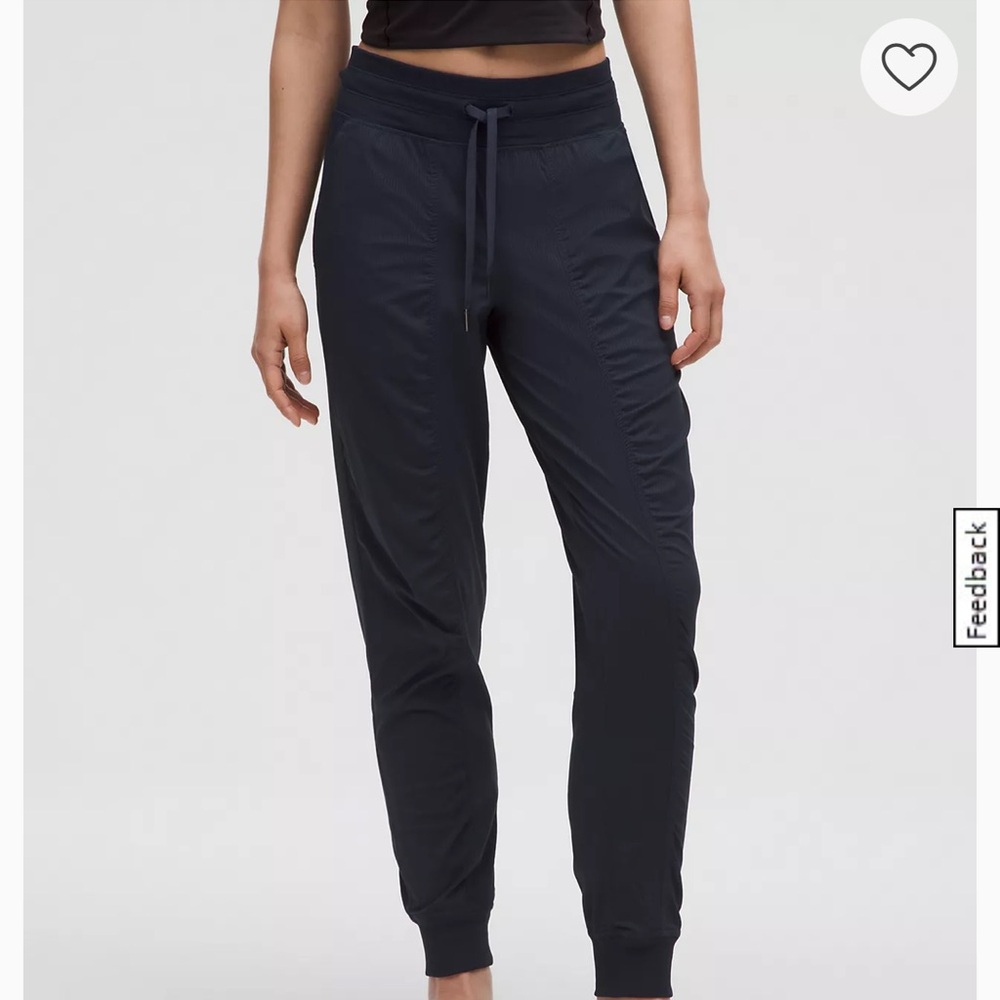 Lululemon Athletica Black Joggers with Elastic Waistband